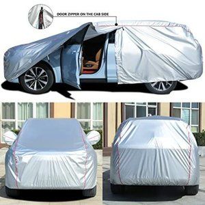 Tecoom Hard Shell Zipper Design Waterproof UV-Proof Windproof Car Cover NIB